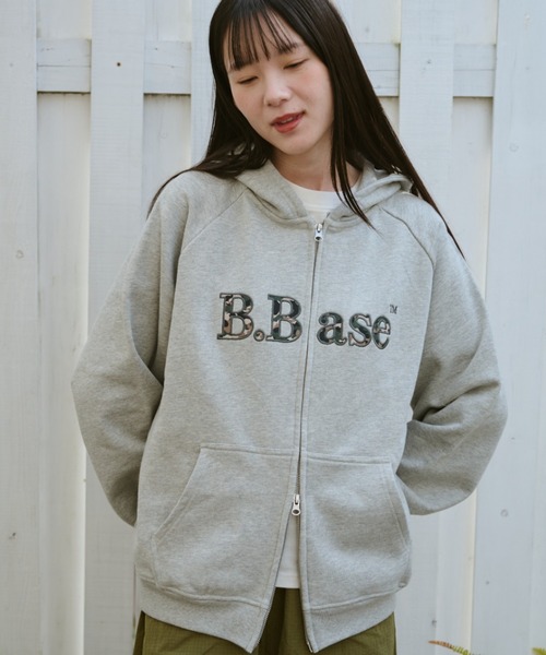 B.Base Assort Double-Zip Hoodie / B.Base アソートダブルジップ
