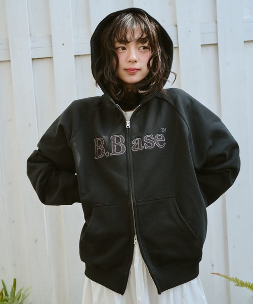 B.Base Assort Double-Zip Hoodie / B.Base アソートダブルジップ