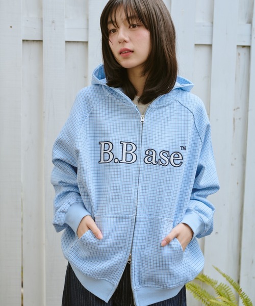 B.Base Assort Double-Zip Hoodie / B.Base アソートダブルジップ