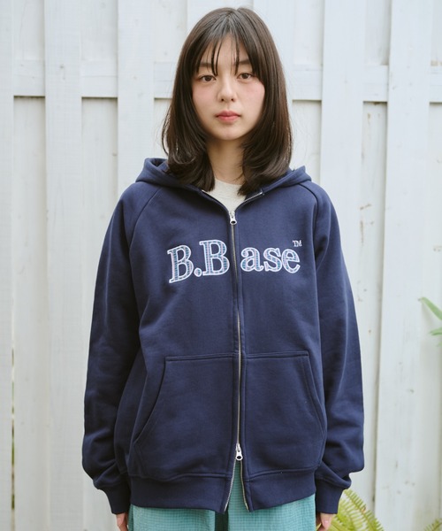 B.Base Assort Double-Zip Hoodie / B.Base アソートダブルジップ