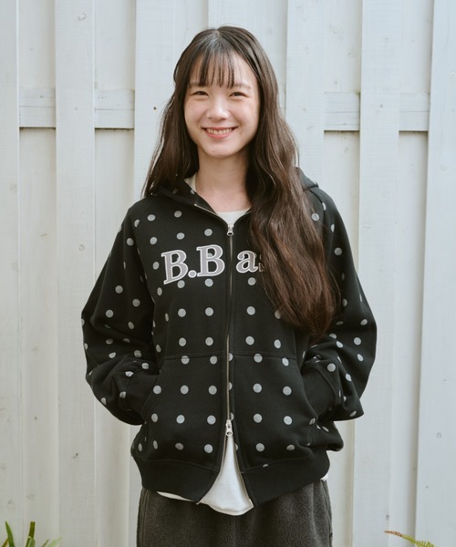 B.Base Assort Double-Zip Hoodie / B.Base アソートダブルジップ