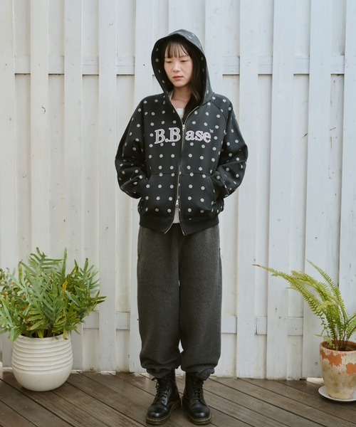 B.Base Assort Double-Zip Hoodie / B.Base アソートダブルジップ