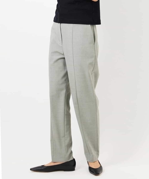 MICHEL KLEIN（ミッシェル・クラン）の「[2WAYストレッチ]テーパードパンツ（その他パンツ・レディース・ブルー/ライトグレー/ブラック・38）」の4枚目の写真