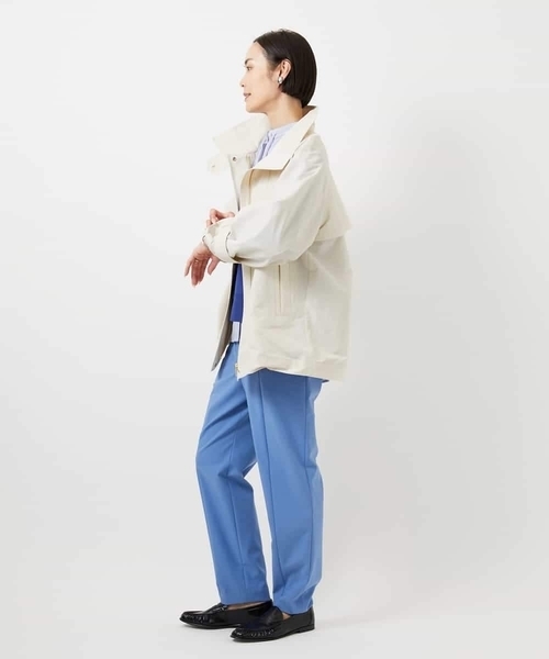 MICHEL KLEIN（ミッシェル・クラン）の「[2WAYストレッチ]テーパードパンツ（その他パンツ・レディース・ブルー/ライトグレー/ブラック・38）」の22枚目の写真