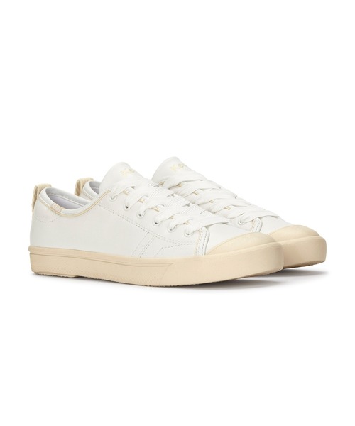 Keds(ケッズ)の「Keds ケッズ クルーズ レザー ホワイト(スニーカー・レディース・ホワイト・22.5cm/23.5cm/24.5cm/24.0cm/25.0cm/23.0cm)」の1枚目の写真
