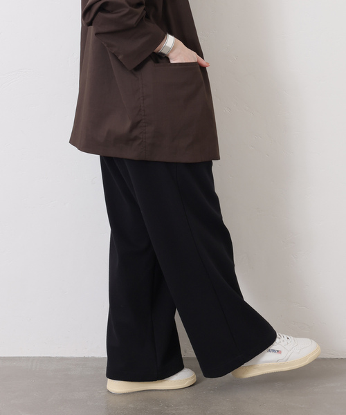 JOURNAL STANDARD LUXE（ジャーナルスタンダード　ラックス）の「ブークレーストレートパンツ（その他パンツ・レディース・ベージュ/ブラック・FREE）」の4枚目の写真