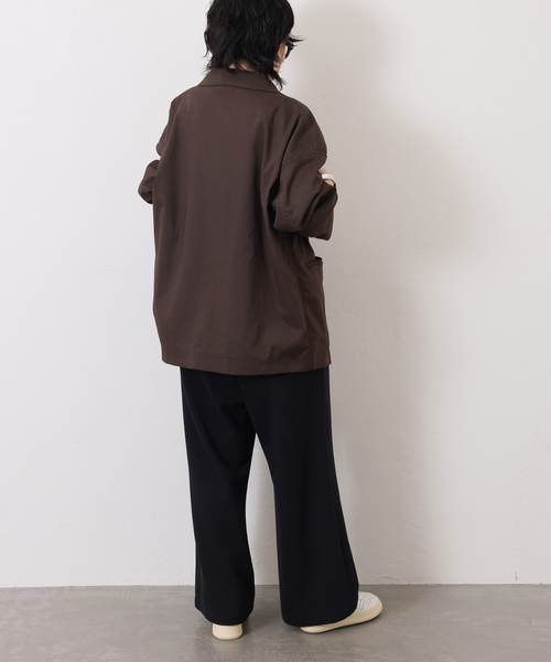 JOURNAL STANDARD LUXE（ジャーナルスタンダード　ラックス）の「ブークレーストレートパンツ（その他パンツ・レディース・ベージュ/ブラック・FREE）」の6枚目の写真