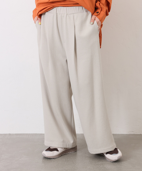 JOURNAL STANDARD LUXE（ジャーナルスタンダード　ラックス）の「ブークレーストレートパンツ（その他パンツ・レディース・ベージュ/ブラック・FREE）」の7枚目の写真