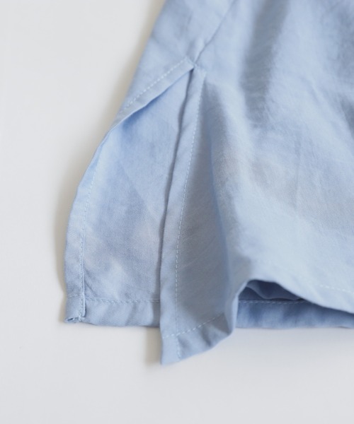 antiqua（アンティカ）の「ノーカラー シャツ（シャツ/ブラウス・レディース・ホワイト/ブルー/ブラック・ONESIZE）」の7枚目の写真