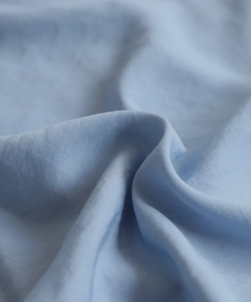 antiqua（アンティカ）の「ノーカラー シャツ（シャツ/ブラウス・レディース・ホワイト/ブルー/ブラック・ONESIZE）」の6枚目の写真