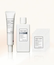 TOUT VERT | 【ZOZO限定／春限定】トゥヴェール ゆらぎ・美白ケアセット（バリアショットローション、薬用リンクルホワイトクリーム、ナノエマルジョン ディープ サンプル）(スキンケアキット/ギフトセット)