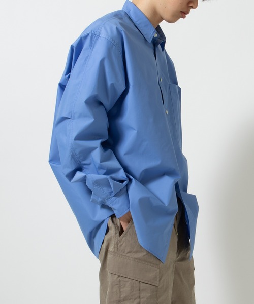 DAIWA PIER39(ダイワピア39)の「TECH REGULAR COLLAR SHIRT L/S BE-81026(シャツ/ブラウス・メンズ・ブラック/ブルー/ホワイト・X-LARGE/LARGE/SMALL/MEDIUM)」の6枚目の写真
