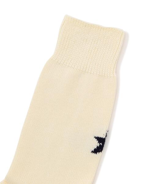 ROSTER SOX（ロスターソックス）の「ROSTER SOX/ロスターソックス/STAR by X/RX-4（ソックス/靴下・レディース・ホワイト/ブラック・1）」の3枚目の写真