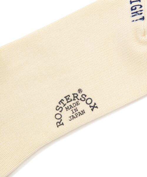ROSTER SOX（ロスターソックス）の「ROSTER SOX/ロスターソックス/STAR by X/RX-4（ソックス/靴下・レディース・ホワイト/ブラック・1）」の8枚目の写真