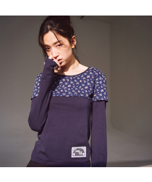 OAFISH（オアフィッシュ）の「Mellow Bolero Longsleeve, Navy（Tシャツ/カットソー）」