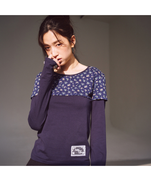 OAFISH(オアフィッシュ)の「Mellow Bolero Longsleeve, Navy(Tシャツ/カットソー・レディース・その他・FREE)」の1枚目の写真