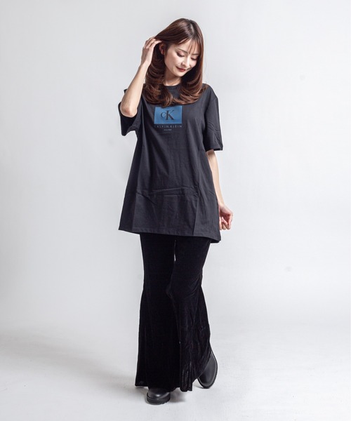 Calvin Klein(カルバン・クライン)の「【CALVIN KLEIN】ロゴTシャツ 半袖 シンプル クルーネック(Tシャツ/カットソー・メンズ・ブラック/ホワイト・LARGE/MEDIUM/X-LARGE)」の21枚目の写真