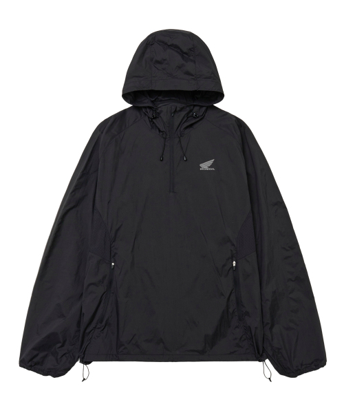 PHYPS MOTORCYCLE（フィップスモーターサイクル）の「Speed Run Nylon Packable Anorak Black（パーカー・レディース・その他・MEDIUM/LARGE/X-LARGE/SMALL）」の2枚目の写真