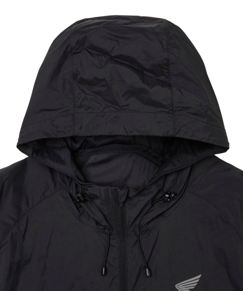 PHYPS MOTORCYCLE（フィップスモーターサイクル）の「Speed Run Nylon Packable Anorak Black（パーカー・レディース・その他・MEDIUM/LARGE/X-LARGE/SMALL）」の4枚目の写真