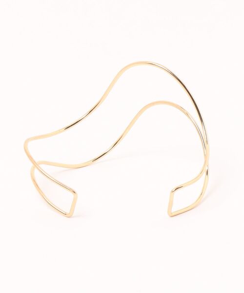 VIBGYOR Women（ヴィブジョー　ウィメン）の「【resonance】シンプルデザイン メタル アームカフ／アームレット（バングル/リストバンド・レディース・ゴールド/シルバー・FREE）」の8枚目の写真