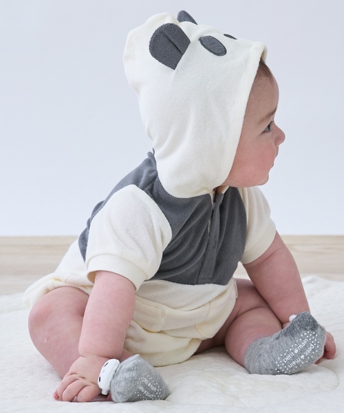 petit main（プティマイン）の「アニマルなりきりロンパース（ロンパース・キッズ・イエロー/アイボリー/ブラウン/チャコール・80ｃｍ/70cm）」の21枚目の写真