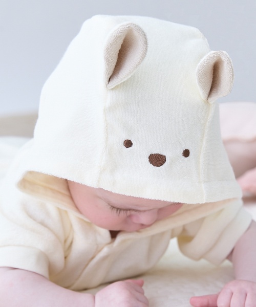 petit main（プティマイン）の「アニマルなりきりロンパース（ロンパース・キッズ・イエロー/アイボリー/ブラウン/チャコール・80ｃｍ/70cm）」の6枚目の写真