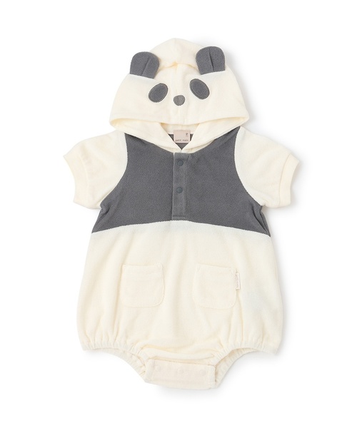 petit main（プティマイン）の「アニマルなりきりロンパース（ロンパース・キッズ・イエロー/アイボリー/ブラウン/チャコール・80ｃｍ/70cm）」の7枚目の写真