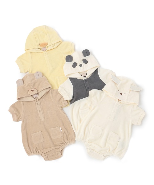 petit main（プティマイン）の「アニマルなりきりロンパース（ロンパース・キッズ・イエロー/アイボリー/ブラウン/チャコール・80ｃｍ/70cm）」の18枚目の写真