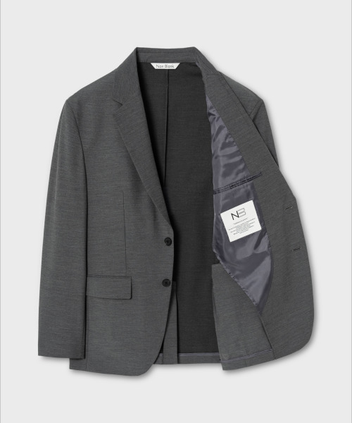 NONBLANK（ノンブランク）の「[夏]ハイクールセミオーバーフィットブレザー_MELANGE GREY（テーラードジャケット・メンズ・グレー・MEDIUM/LARGE/X-LARGE）」の2枚目の写真