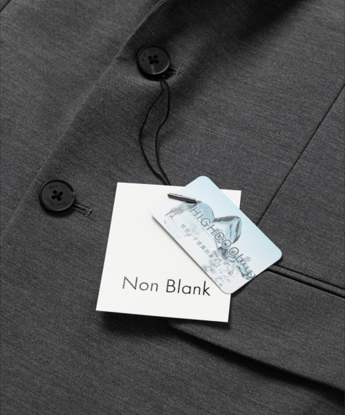 NONBLANK（ノンブランク）の「[夏]ハイクールセミオーバーフィットブレザー_MELANGE GREY（テーラードジャケット・メンズ・グレー・MEDIUM/LARGE/X-LARGE）」の9枚目の写真