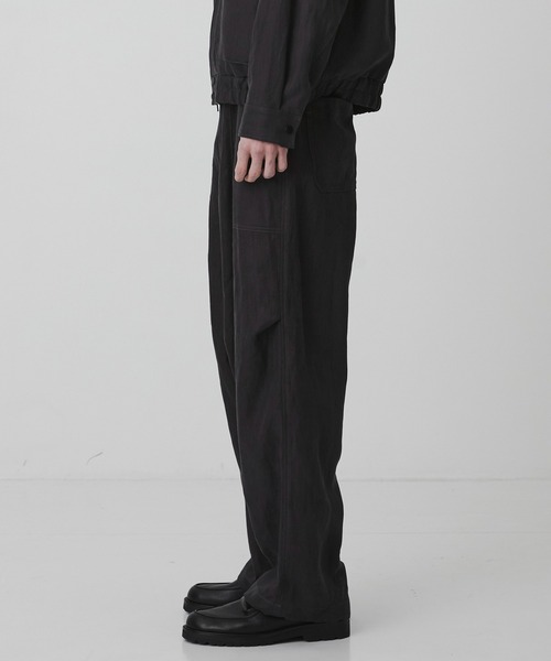 UNITED TOKYO（ユナイテッドトウキョウ）の「【数量限定】HEMP SUEDE ファティーグパラシュートPT　｜ＳＥＴＵＰ可能（その他パンツ・メンズ・ダークグレー/ブラック・1/2）」の9枚目の写真