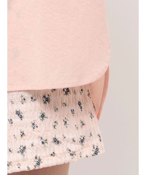 CALNAMUR（カルナムール）の「バックリボンオーバーコットンシャツ（シャツ/ブラウス・レディース・ピンク/イエロー/ベージュ・FREE）」の8枚目の写真