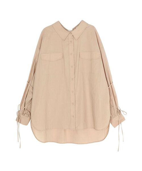 CALNAMUR（カルナムール）の「バックリボンオーバーコットンシャツ（シャツ/ブラウス・レディース・ピンク/イエロー/ベージュ・FREE）」の18枚目の写真