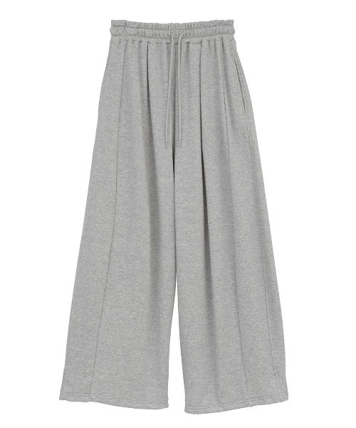 CLANE(クラネ)の「CLANE/クラネ/COCOON BULKY SWEAT PANTS(スウェットパンツ・レディース・グレー/ホワイト/ブラック・1)」の3枚目の写真