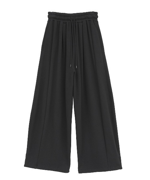 CLANE(クラネ)の「CLANE/クラネ/COCOON BULKY SWEAT PANTS(スウェットパンツ・レディース・グレー/ホワイト/ブラック・1)」の2枚目の写真