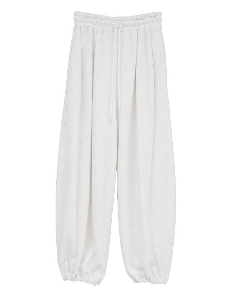 CLANE(クラネ)の「CLANE/クラネ/COCOON BULKY SWEAT PANTS(スウェットパンツ・レディース・グレー/ホワイト/ブラック・1)」の10枚目の写真
