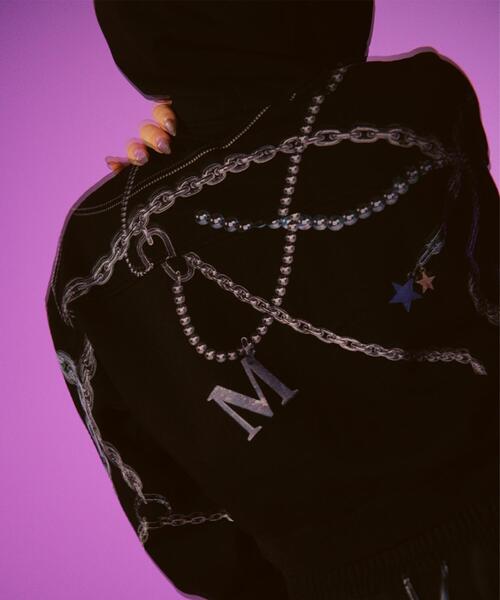 ROYAL FLASH(ロイヤルフラッシュ)の「MITSUKI/ミツキ/Mitsuki Printed Hoodie(パーカー・レディース・ブラック/カーキ・F)」の5枚目の写真