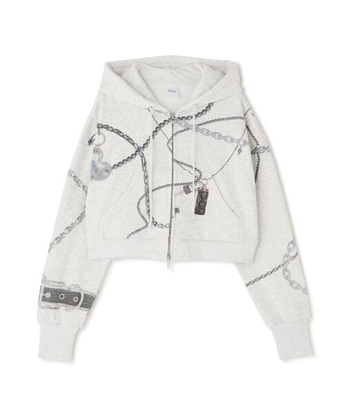 ROYAL FLASH(ロイヤルフラッシュ)の「MITSUKI/ミツキ/Mitsuki Printed Hoodie(パーカー・レディース・ブラック/カーキ・F)」の13枚目の写真