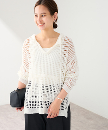 enrica メッシュ編みニット enrica | メッシュ編みニット KNIT 128 – H+HELIOTROPE