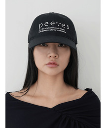 PEEVES PEEVES（フィブス フィブス）の「Signature Logo Ball Cap / Dark Navy（キャップ）」