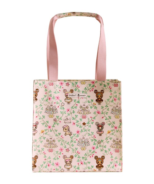 Cath Kidston（キャスキッドソン）の「tokidoki ミディアム ブックバッグ Tokidoki Paper Dresses（トートバッグ・レディース・アイボリー・FREE）」の2枚目の写真
