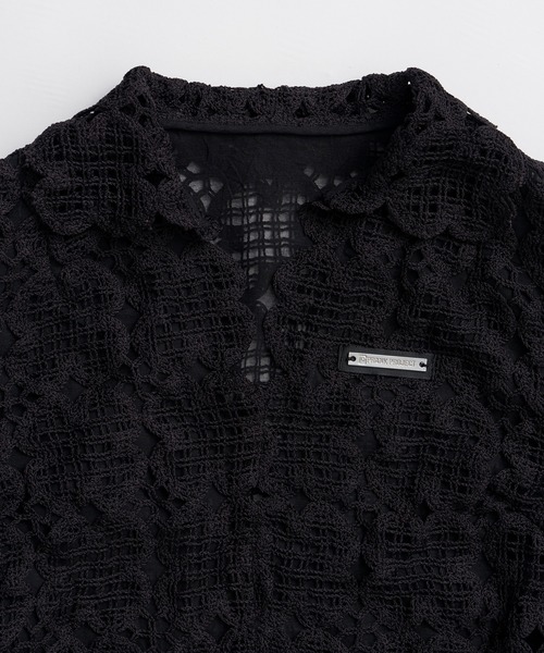 PRANK PROJECT（プランクプロジェクト）の「【2026Summer Pre-Order】スカラップクローバーレーストップ / Scallop Clover Lace Top（シャツ/ブラウス・レディース・ホワイト/ブラック・FREE）」の5枚目の写真