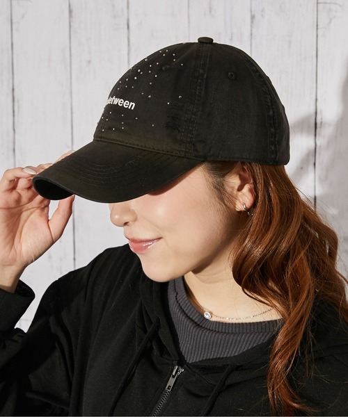 GORGE（ゴージ）の「《ラインストーン・ダメージ加工》キャップ／ストリート／オールシーズン／全3色（キャップ・レディース・ピンク/チャコール/ブラック・F）」の12枚目の写真