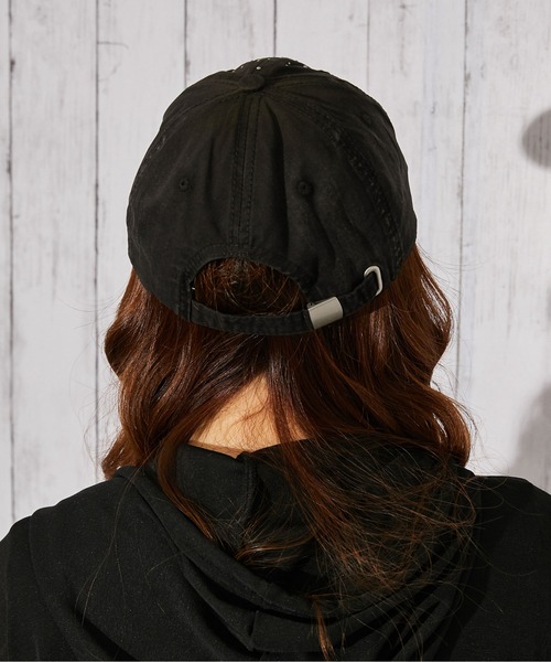 GORGE（ゴージ）の「《ラインストーン・ダメージ加工》キャップ／ストリート／オールシーズン／全3色（キャップ・レディース・ピンク/チャコール/ブラック・F）」の14枚目の写真