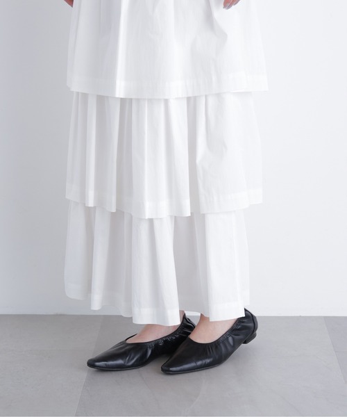 N.（N. Natural Beauty Basic）（エヌエヌナチュラルビューティーベーシック）の「ブロードティアードスカート（スカート・レディース・ブルー系その他2/ブラック/オフホワイト・P/S/MEDIUM）」の22枚目の写真