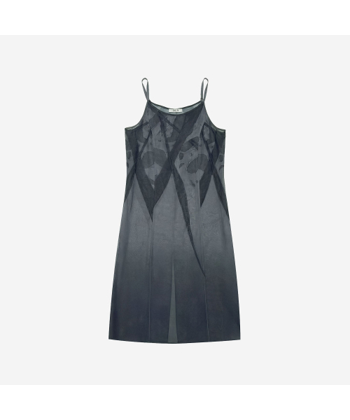 BLR(ビーエルアール)の「Echoed Tear One-Piece Grey(ワンピース・レディース・その他・SMALL/MEDIUM)」の1枚目の写真