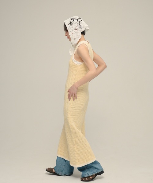 eL（エル）の「【eL】7G Halter Neck NS One-piece/668760（ワンピース・レディース・ブラック系その他/イエロー系その他・FREE）」の9枚目の写真