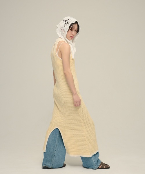 eL（エル）の「【eL】7G Halter Neck NS One-piece/668760（ワンピース・レディース・ブラック系その他/イエロー系その他・FREE）」の10枚目の写真