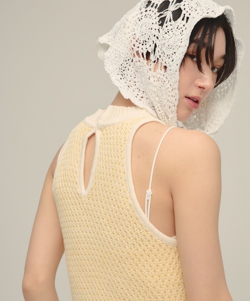 eL（エル）の「【eL】7G Halter Neck NS One-piece/668760（ワンピース・レディース・ブラック系その他/イエロー系その他・FREE）」の13枚目の写真