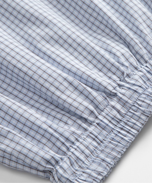 LA POMME petit（ラポミ・プチ）の「Ruffle-Trim Plaid Midi Skirt（スカート・レディース・カーキ/ブルー/ネイビー・FREE）」の7枚目の写真